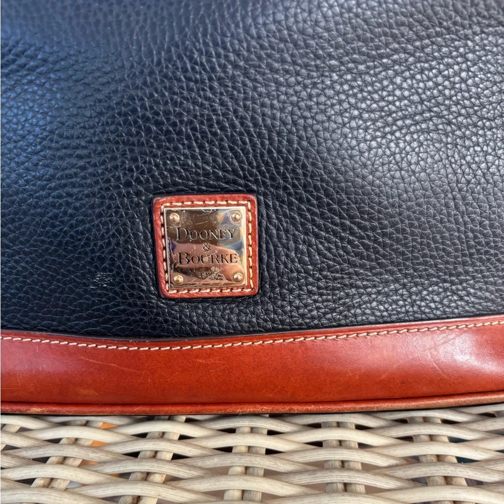 Dooney and Bourke Pebble Leather‎ Zip Top Satchel